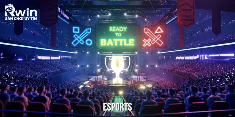 Esports là một trong những bộ môn cá cược phổ biến tại RWIN